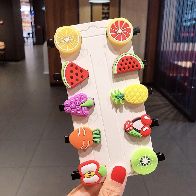 Super cute cream ice cream kids hairpin