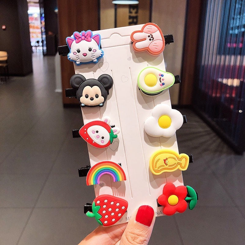 Super cute cream ice cream kids hairpin