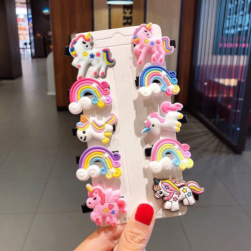 Super cute cream ice cream kids hairpin