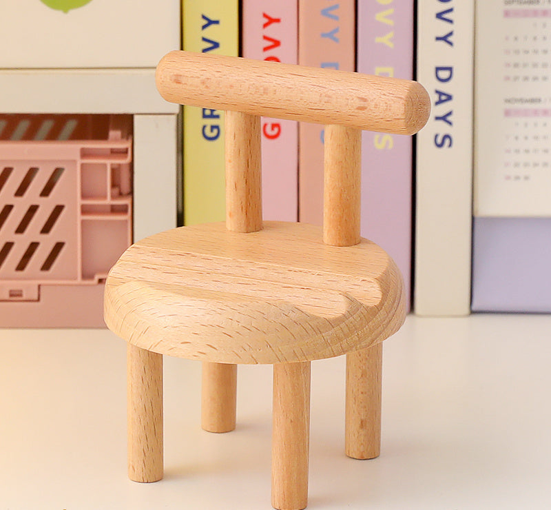 Mobile Phone Holder Creative Small Chair Holder