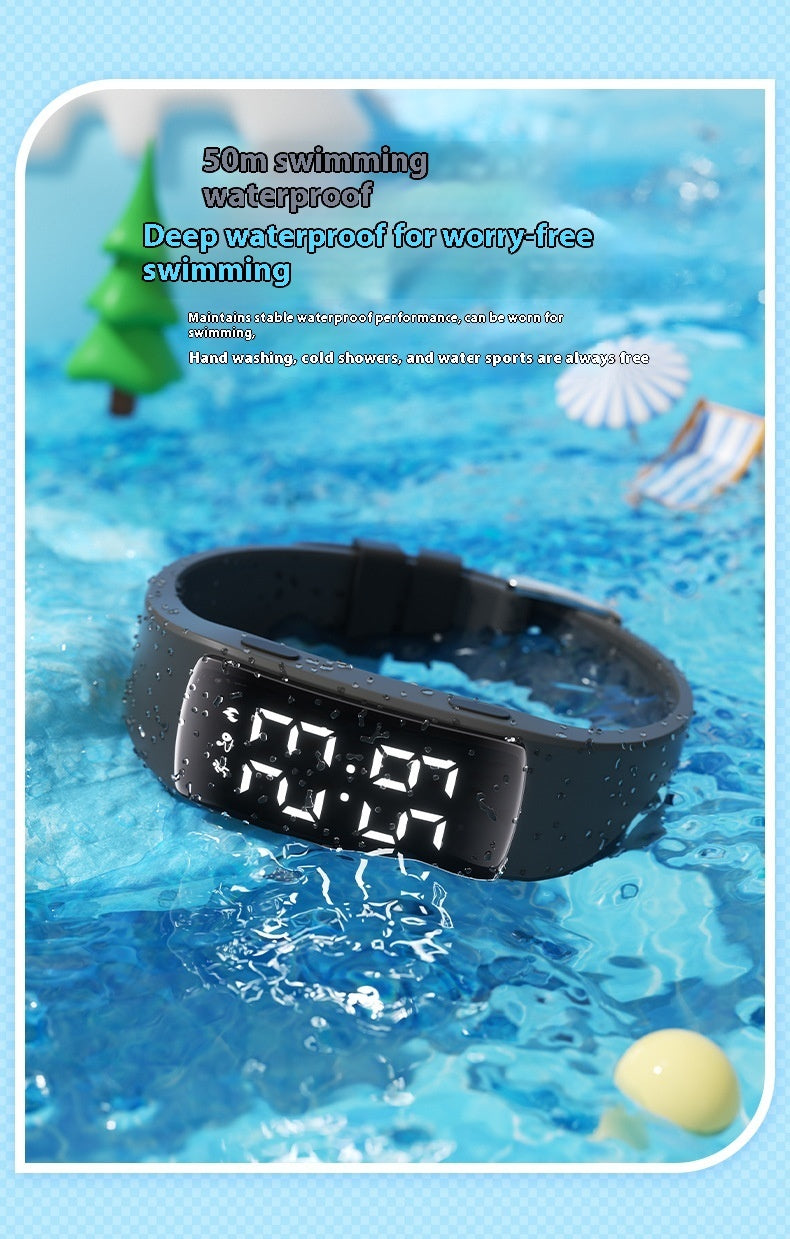 Vibration Alarm Clock Smart Waterproof Electronic Watch