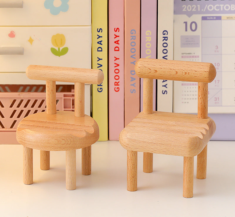 Mobile Phone Holder Creative Small Chair Holder