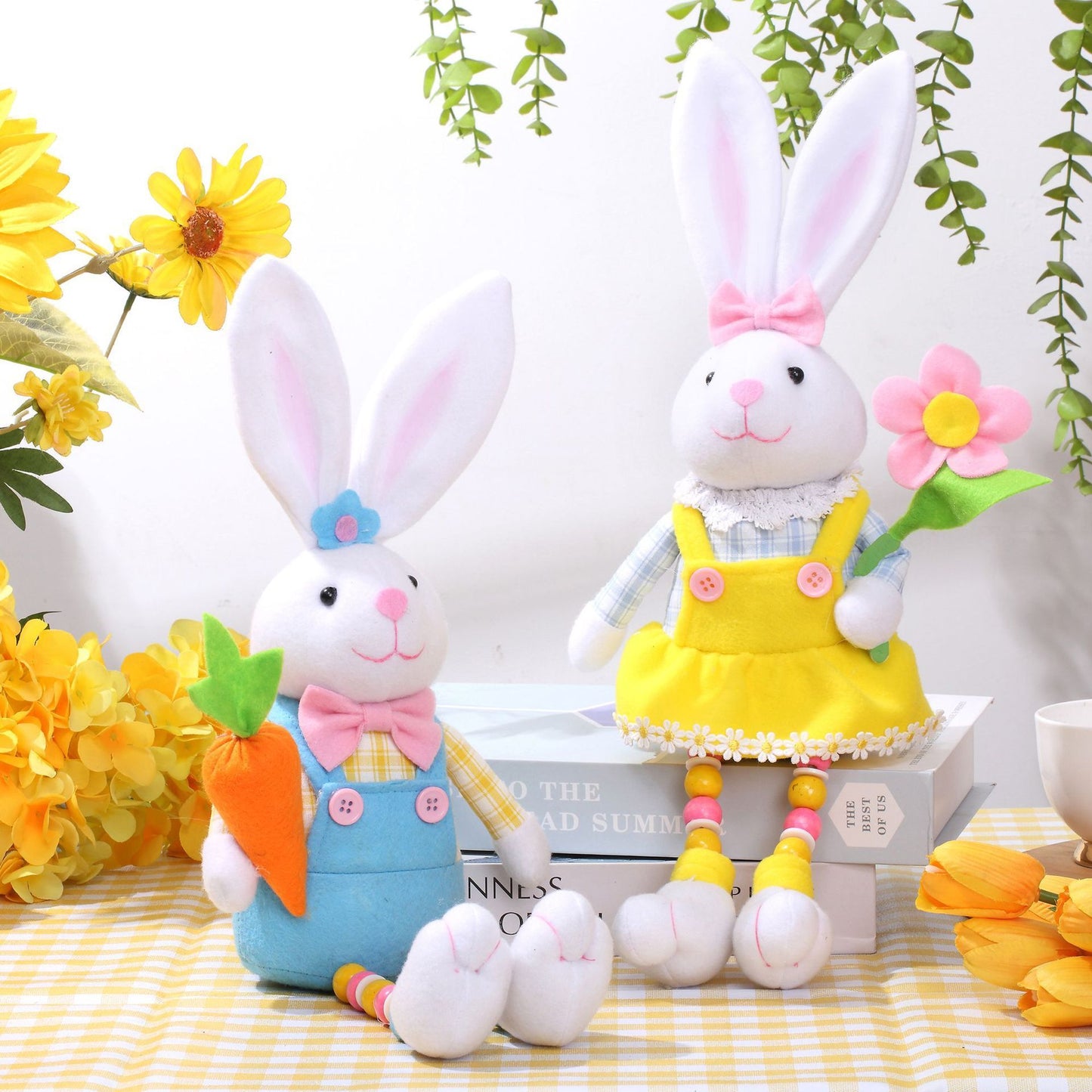 Easter Bunny Spring Pastoral Doll Ornaments