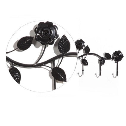 Iron Strong Creative Rose Nail Wall Hook Clothing Store Storage Metal Clothes Hook